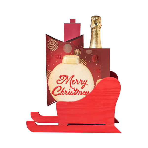 Bubbly Christmas Sleigh Gift Christmas gift baskets New York delivery Blooms New York