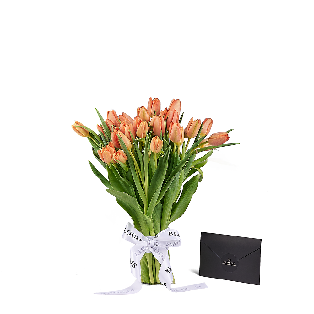 Midsummer Night Tulip Bouquet, tulip gift, tulip, flower gift, flower, seasonal flower gift, seasonal flower, New York delivery