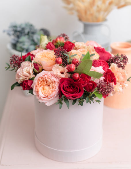 New York Blooms - flowers, flower box set, roses, Rye Flower Delivery