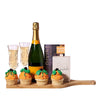 Thanksgiving Bubbly & Pumpkin Spice Gift Board from New York Blooms - Champagne Gift Set - New York Delivery.