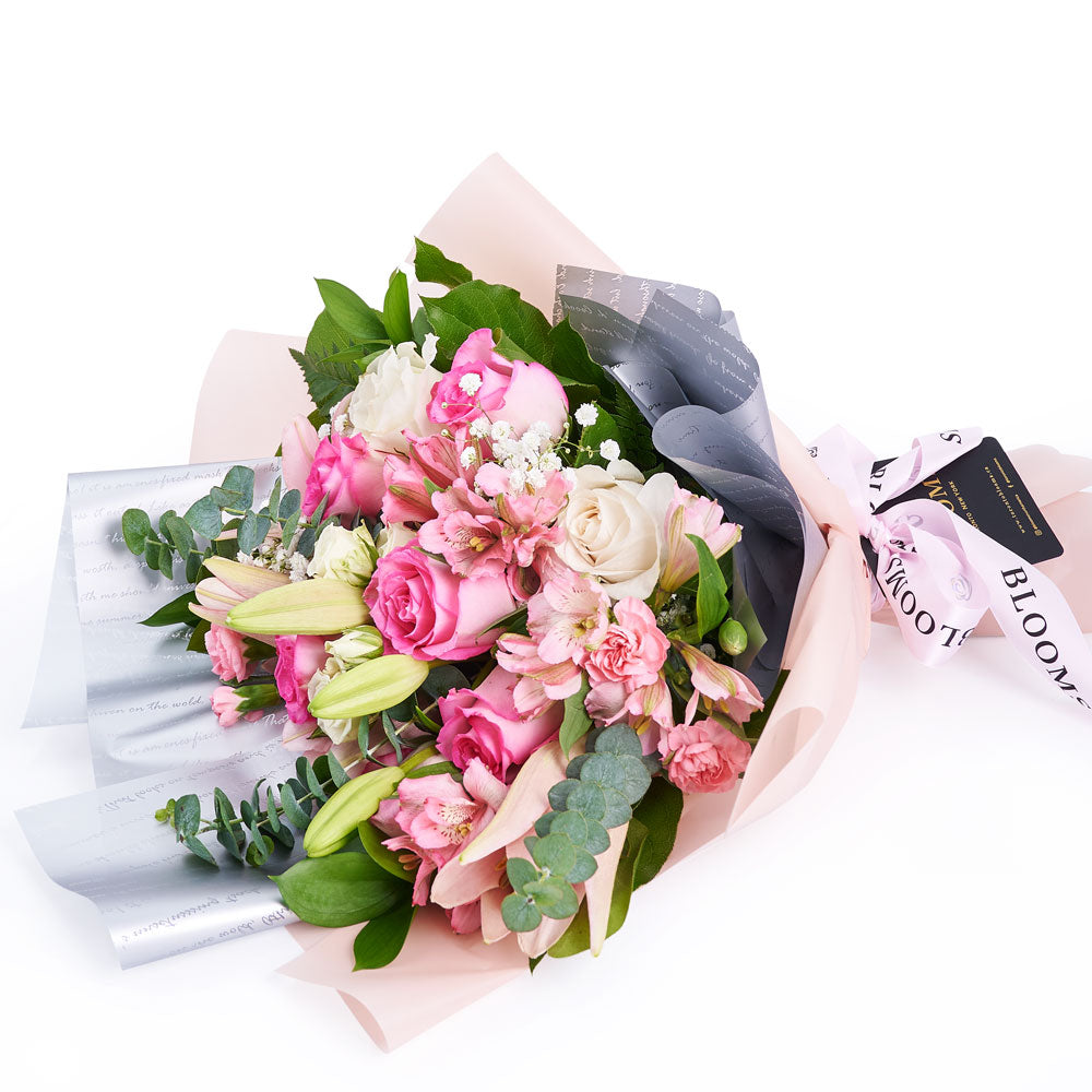 Pastel Dreams 12 Stem Mixed Rose Mother's Day Edition - Mixed Floral Gifts - New York Delivery.