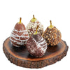 Chocolate Dipped Pears, Chocolate Gifts, Gourmet Gift Baskets, NY Same Day Delivery. New York Blooms