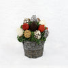 Valentine's Day Chocolate Dipped Strawberries Apple Basket from New York Blooms - Gourmet Gift Baskets - New York Delivery.