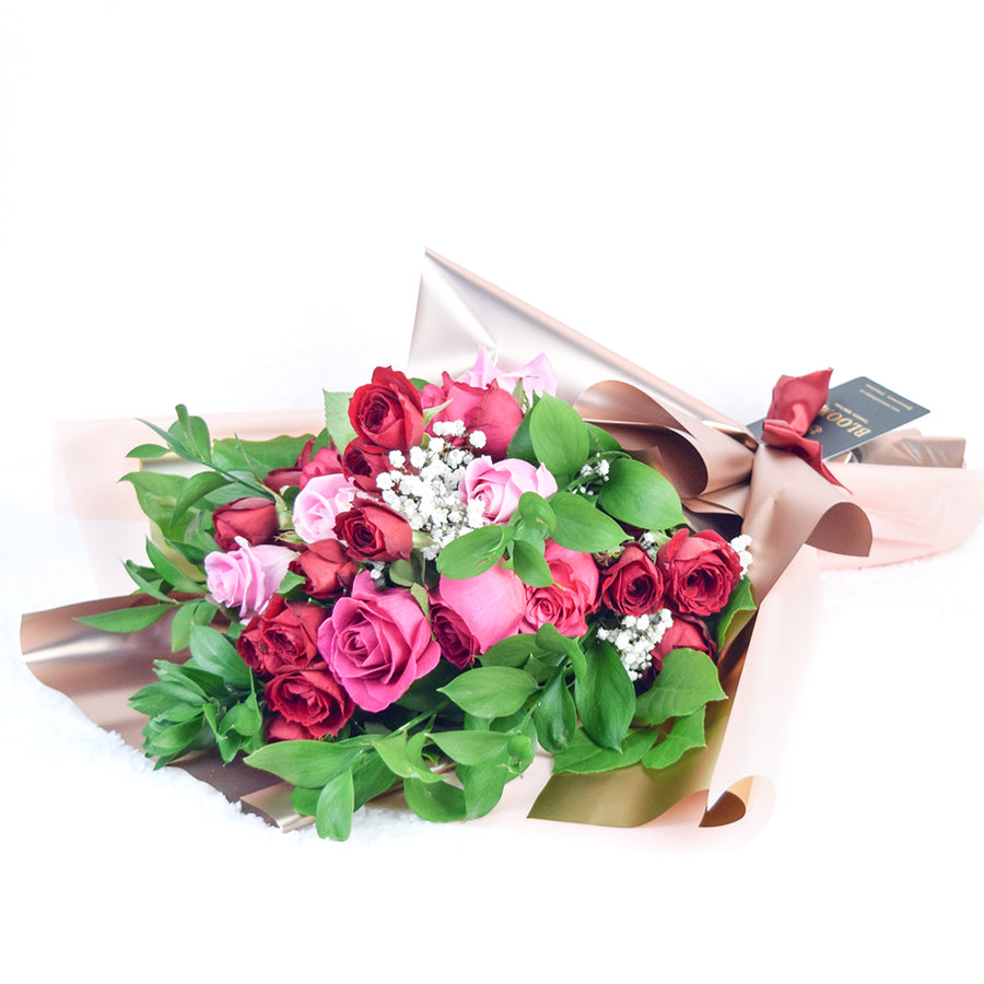 Power of Love Rose Bouquet from New York Blooms - Flower Gifts - New York Delivery.