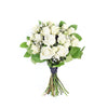 Summer Hush Rose Bouquet, White Roses Bouquets, Mixed Florals Bouquets, NY Delivery