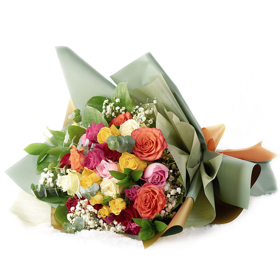 Daydream Fantasy Rose Bouquet, Mixed Roses Bouquet, Mixed Floral Bouquet, Floral Gifts, NY Same Day Delivery