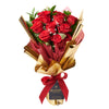 Valentine's Day Dozen Red Roses Bouquet from New York Blooms - Flower Gifts - New York Delivery.