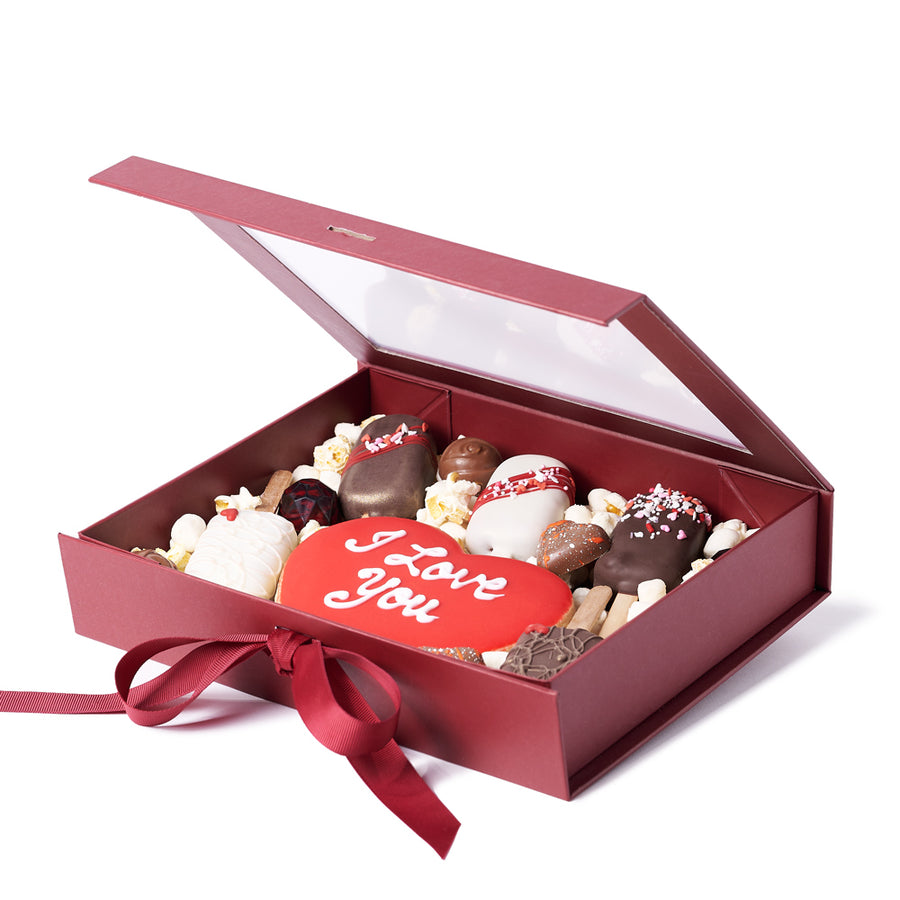 The Valentine’s Day Sweet Treat Gift Box from New York Blooms - Gourmet Gifts - New York Delivery.