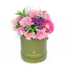 Perfect Pink Mixed Arrangement from New York Blooms - Mixed Floral Hat Box - New York Delivery.