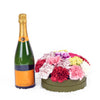 Simple Surprise Flowers & Champagne Gift from New York Blooms - Champagne & Flower Gift Set - New York Delivery.