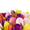 Spring Fling Tulip Arrangement, Multi Color Tulips, Tulip Gifts, Floral Hat Box, Floral Gifts, Flower Gift Box, Floral Arrangement, NY Same Day Delivery