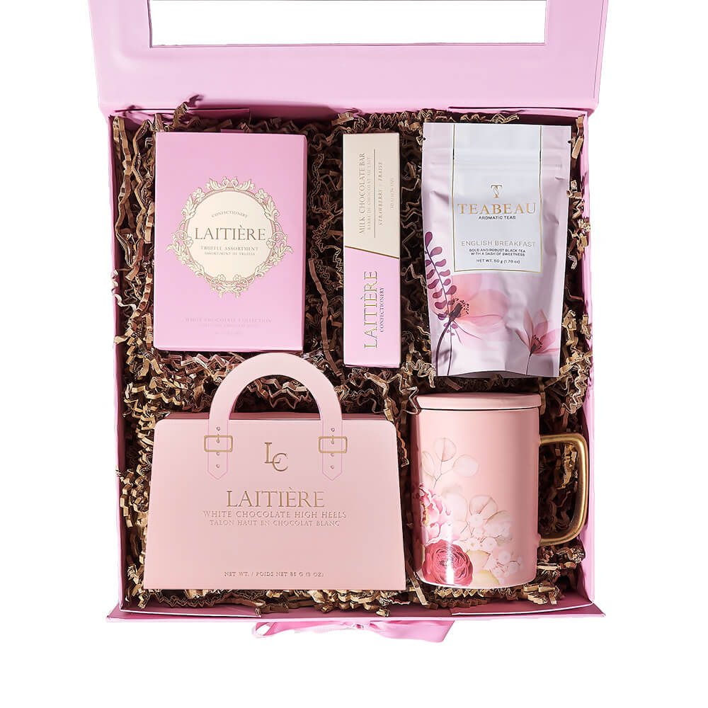 Tea Time & Chocolate Gift Box from New York Blooms - Gourmet Gift Box - New York Delivery.