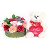 You Make Me Smile Flower Gift, Floral Gifts, Plushies, Floral Gift Baskets, NY Same Day Delivery
