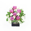 This stunning gift set features a combination of roses and alstroemeria, along with a box of assorted chocolates.
