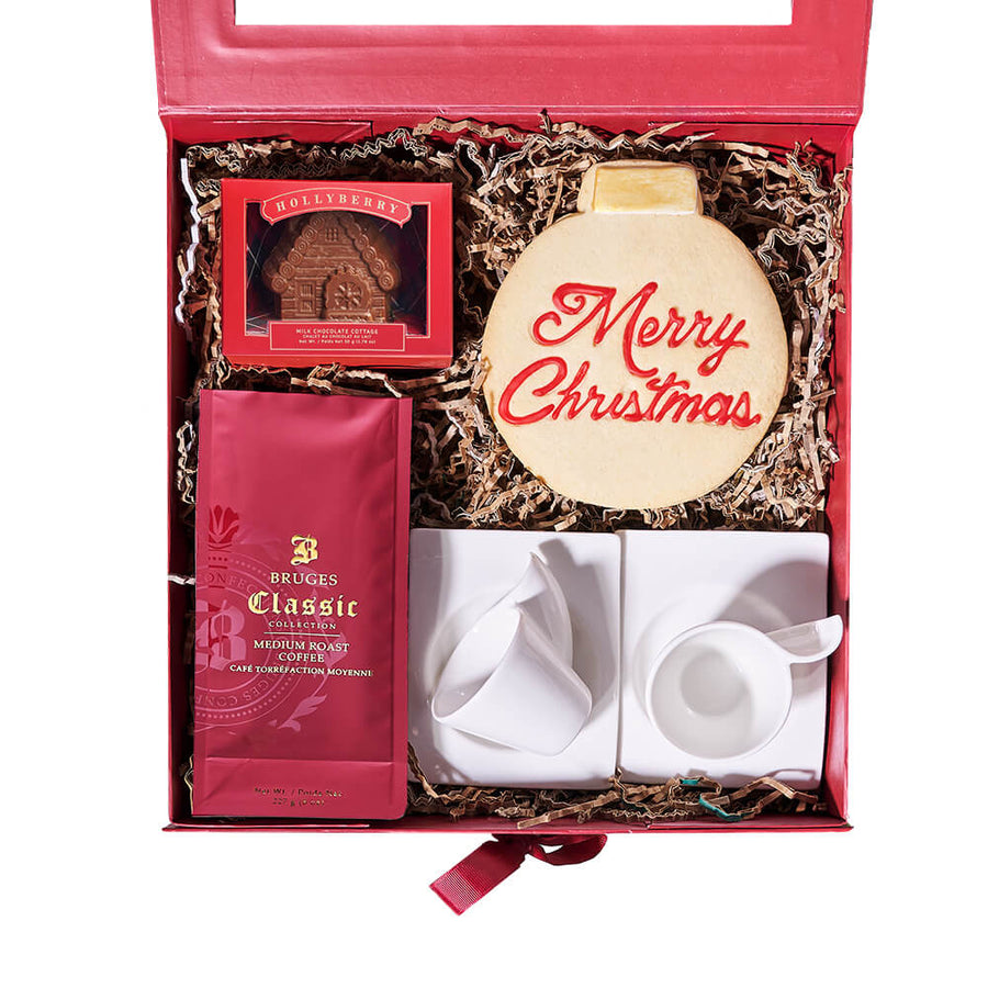 Christmas Coffee For Two Gift, christmas gift, christmas, holiday gift, holiday, coffee gift, coffee, gourmet gift, gourmet. New York Blooms- New York Delivery Blooms