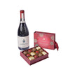 Christmas Wine & Chocolate Gift Set, wine gift, wine, chocolate gift, chocolate, christmas gift, christmas, New York delivery