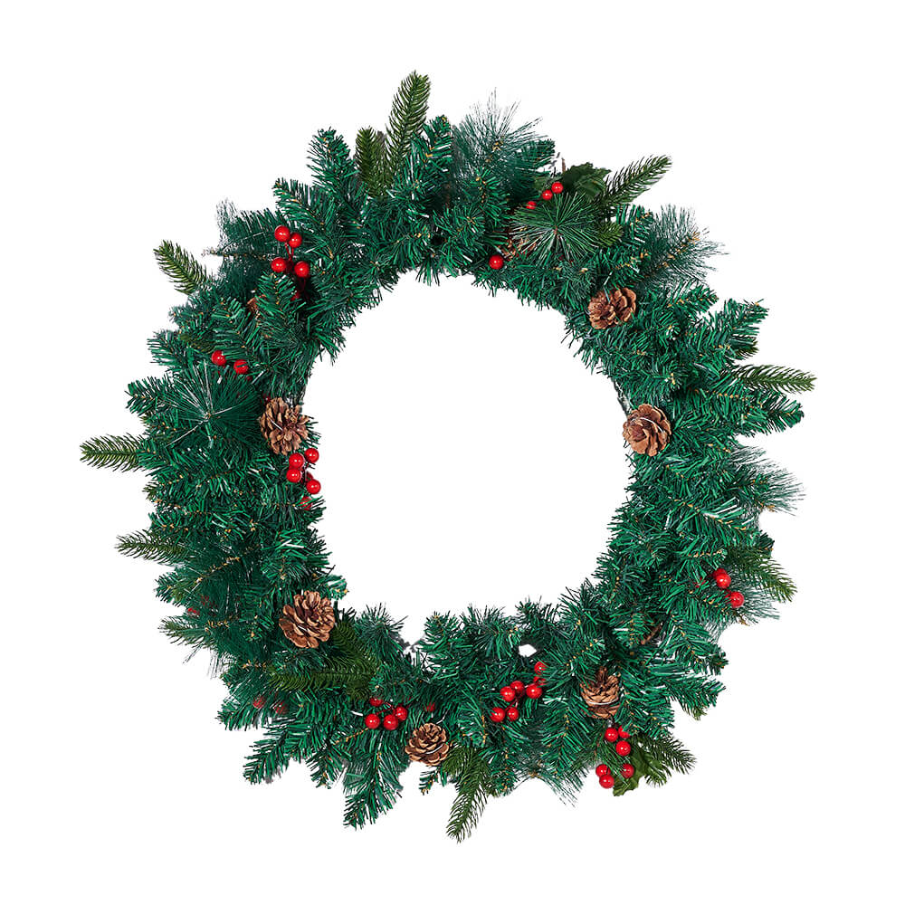 Faux Christmas Wreath, christmas gift, christmas, holiday gift, holiday, decoration gift, decoration. New York Blooms- New York Delivery Blooms