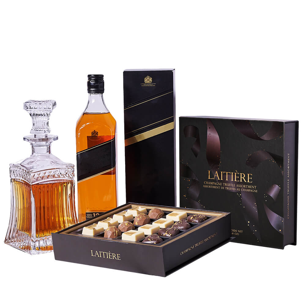 Graduating in High Spirits Gift, liquor gift, liquor, gourmet gift, gourmet, chocolate gift, chocolate, graduation gift, graduation. New York Blooms - New York Delivery Blooms
