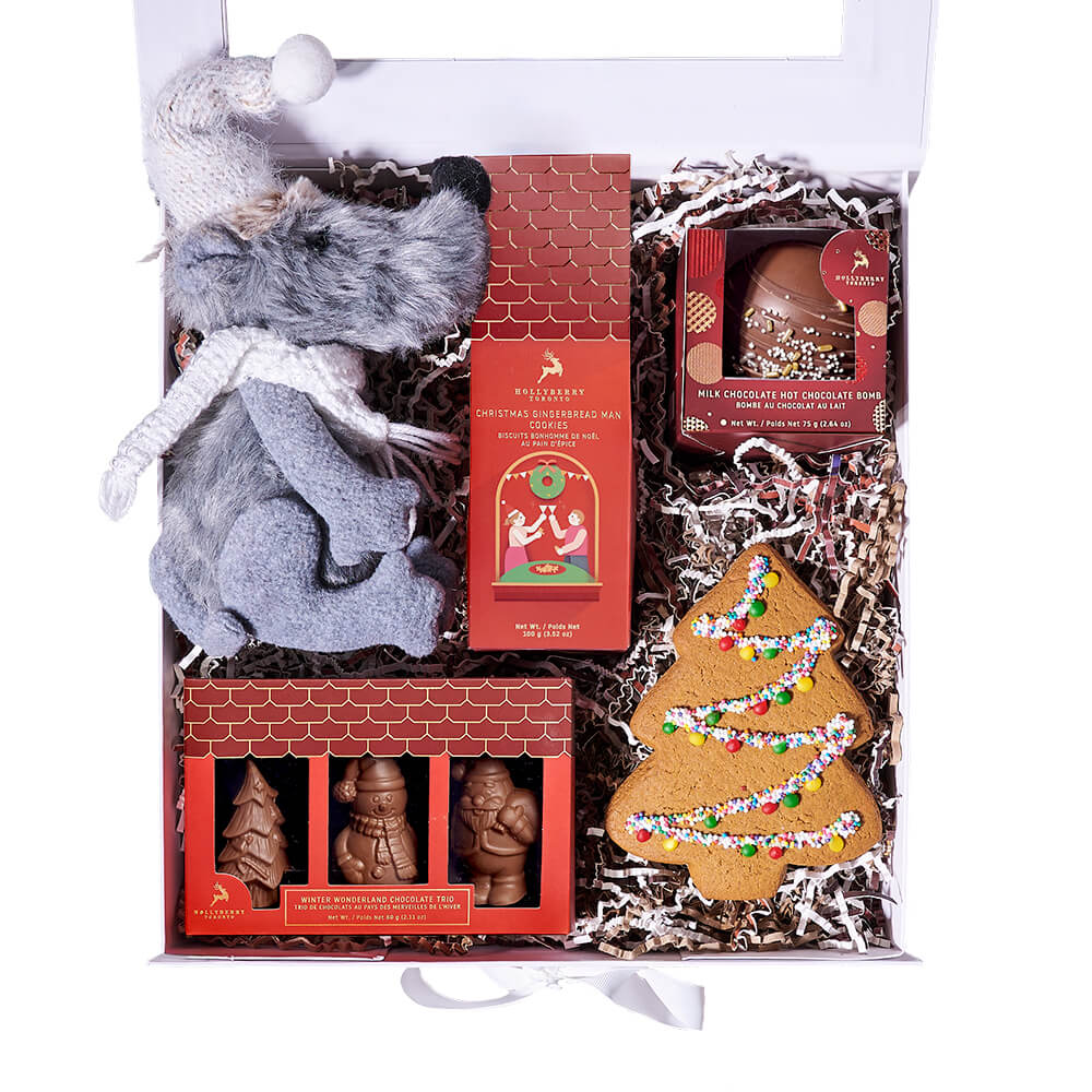 Holiday Mouse Gingerbread Box