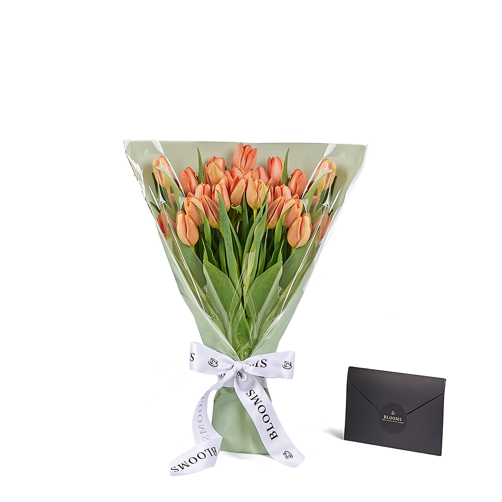 Midsummer Night Tulip Bouquet, tulip gift, tulip, flower gift, flower, seasonal flower gift, seasonal flower, New York delivery