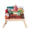 Santa Tea & Cookies Gift Tray from New York Blooms - Christmas Gift Baskets - New York Delivery.