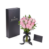 Valentine's Day 12 Stem Pink Rose Bouquet With Designer Box from New York Blooms - Flower Gifts - New York Delivery.