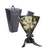 Valentine's Day 12 Stem White Rose Bouquet from New York Blooms - Flower Gifts - New York Delivery.