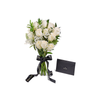 Valentine's Day 12 Stem White Rose Bouquet from New York Blooms - Flower Gifts - New York Delivery.