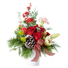 Very Merry Christmas Arrangement from New York Blooms - Mixed Floral Gifts - New York Delivery.