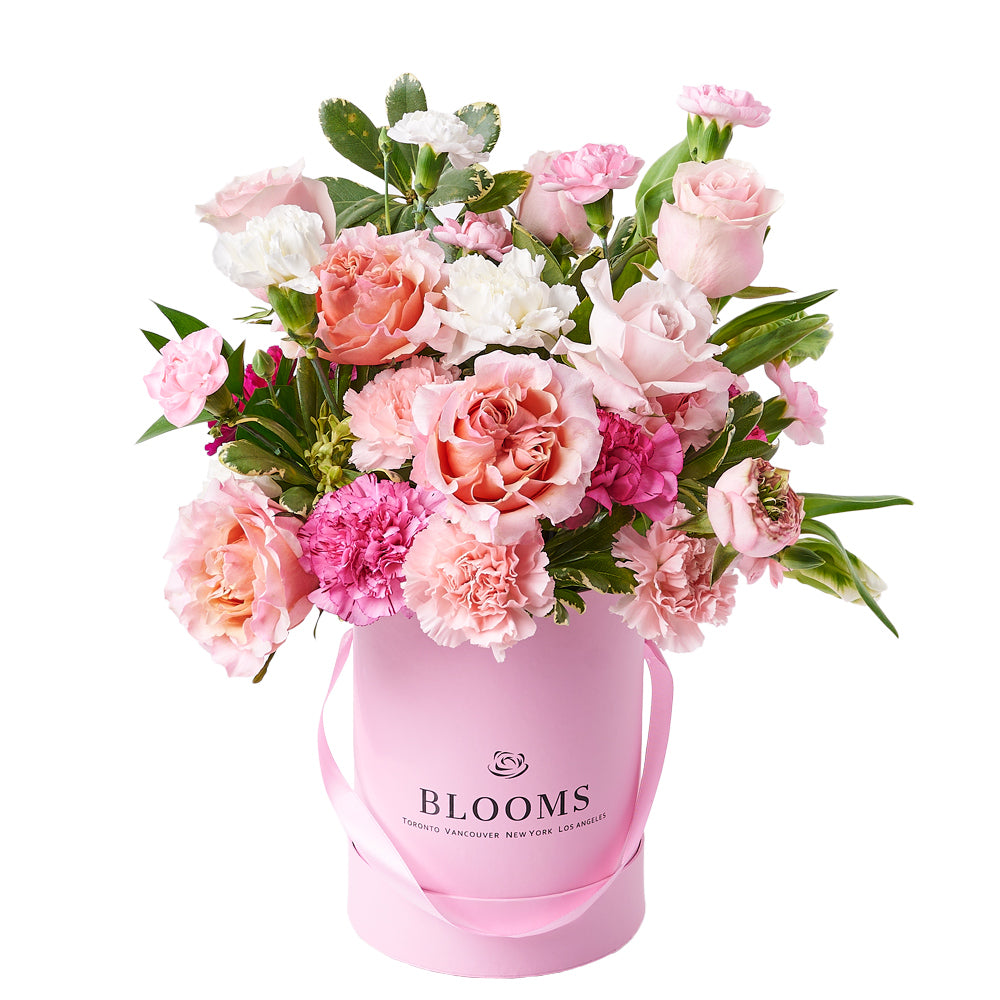 Dazzling Rose & Carnation Gift Box, mother’s day gift baskets, floral gifts, gifts