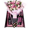 Lush Rose & Orchid Box Gift Set, rose gift baskets, gourmet gifts, gifts, roses, wine gifts