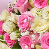 Sublime Pink & White Rose Bouquet from New York Blooms - Flower Gifts - New York Delivery.