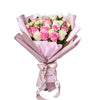 Sublime Pink & White Rose Bouquet from New York Blooms - Flower Gifts - New York Delivery.