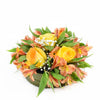 Autumnal Sunset Arrangement, Mixed Floral Arrangement, Mixed Floral Hat Box, Floral Gifts, NY Same Day Delivery