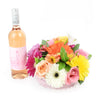 Celebrating Her Flowers & Wine Gift, Wine Gifts, Floral Gift Sets, Wine and Flower, NY Same Day Delivery
