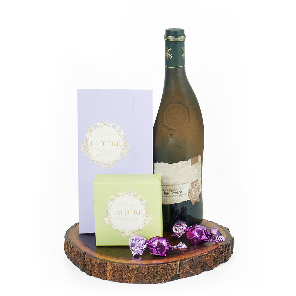 Deluxe Wine Pairing Chocolate Gift, Gourmet Gift Baskets, Wine Gift Baskets, Chocolate Gifts, Wine Gifts, Chocolate Gifts, NY Same Day Delivery