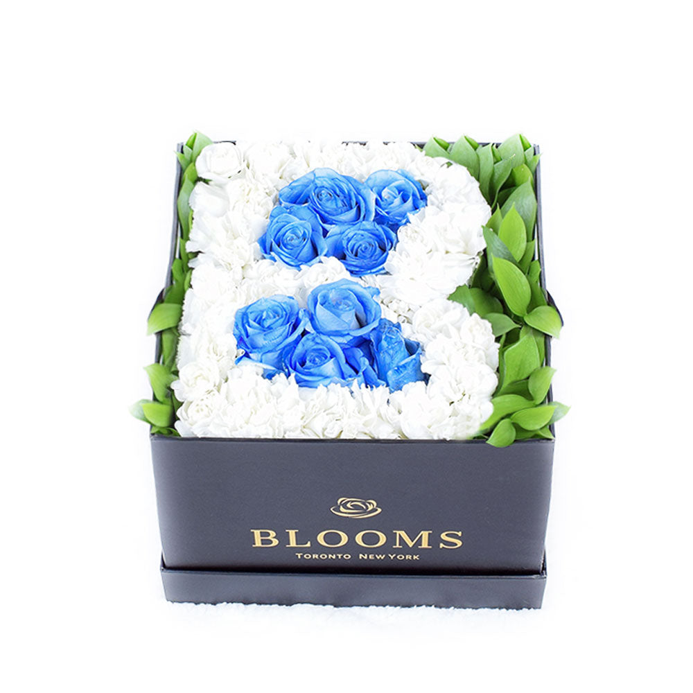 Welcome Baby Boy Flower Box from New York Blooms - Flower Gifts - New York Delivery.