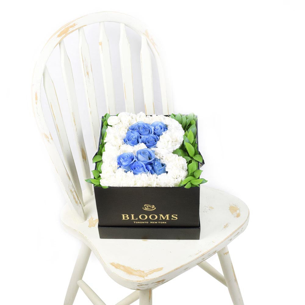 Welcome Baby Boy Flower Box from New York Blooms - Flower Gifts - New York Delivery.