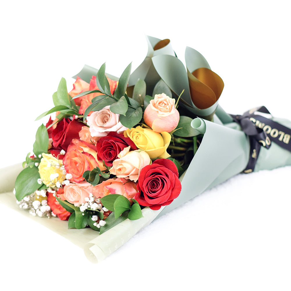 Rustic Garden Rose Bouquet