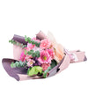 Pretty in Pink Mixed Flowers Bouquet from New York Blooms - Mixed Flower Gifts - New York Delivery.