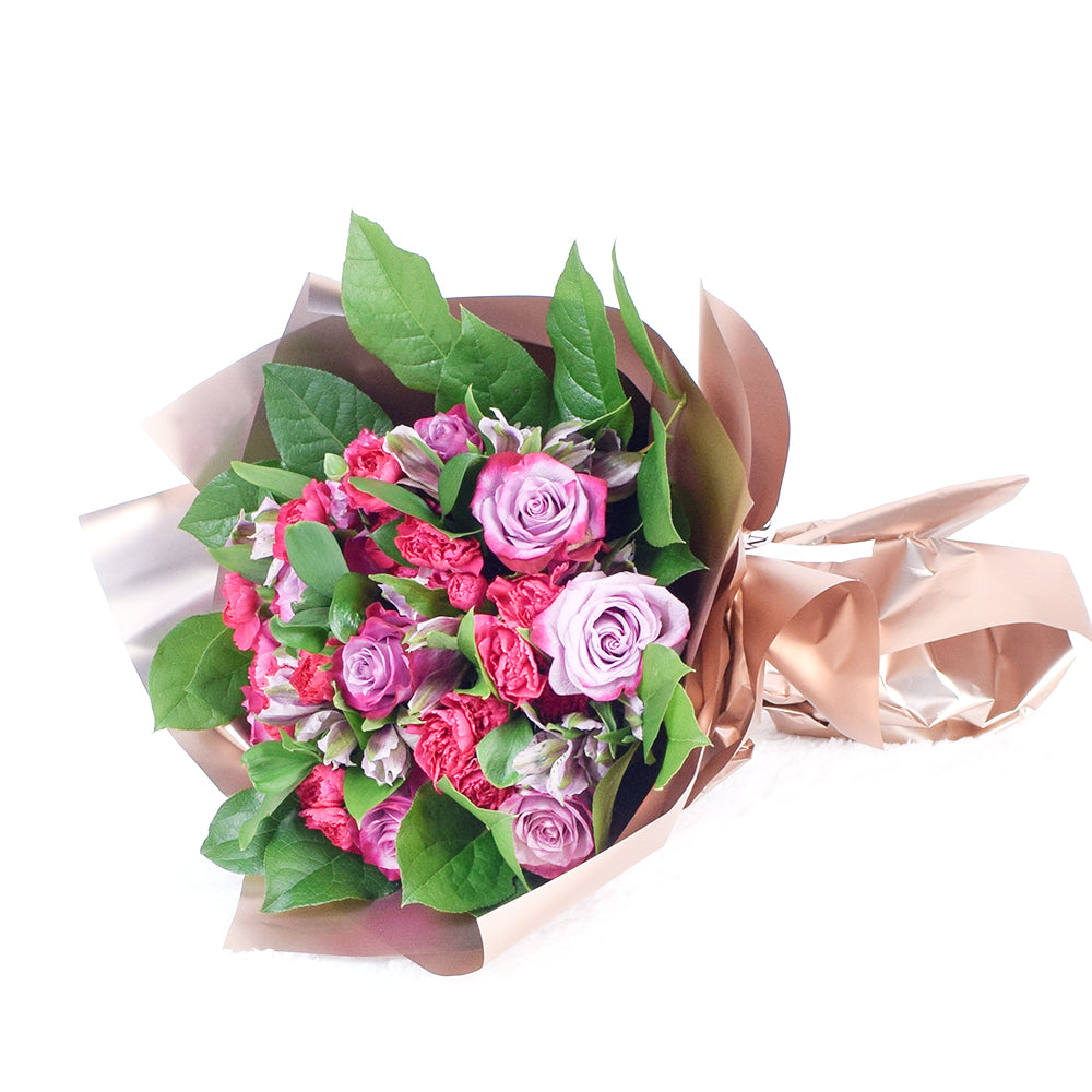 Pretty in Pink Mixed Flowers Bouquet