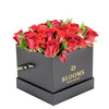 The Red Radiance Box Rose Set from New York Blooms - Floral Gift Box Set - New York Delivery.