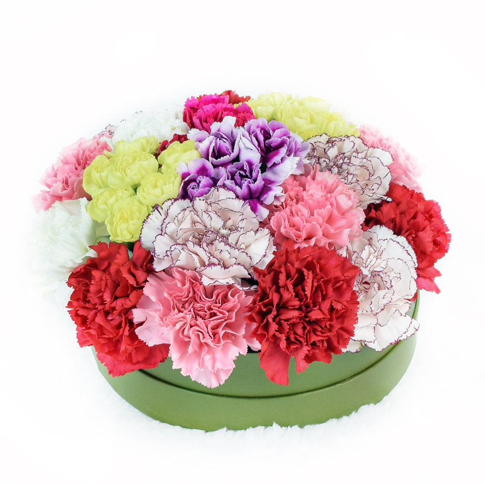 Colorful Radiance Flower Box Set, Flower Box Gift, Floral Gifts, NY Same Day Delivery