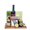 Deluxe Salmon & Wine Gift Basket, Gourmet Gift Baskets, Wine, Salmon, Cheese, Crackers, Chocolate, Gourmet Gifts, Wine Gifts, New York Same Day Delivery