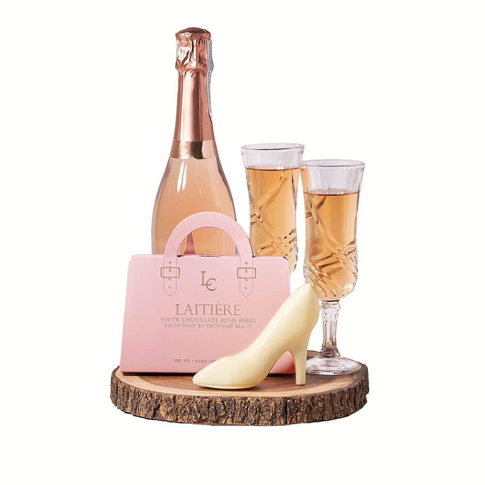 Diva Champagne & Chocolate Gift, champagne gift, champagne, sparkling wine gift, sparkling wine, chocolate gift, chocolate, gourmet gift, gourmet from New York Blooms