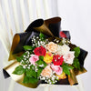 Enduring Charm Rose Bouquet, Mixed Roses Bouquet, Floral Bouquets, Floral Gifts, NY Same Day Delivery. New York Blooms