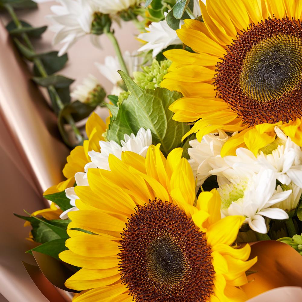 Eternal Sunshine Sunflower Bouquet - New York Blooms - USA flower delivery