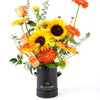 Exalted Amber Sunflower Arrangement - New York Blooms - USA flower delivery