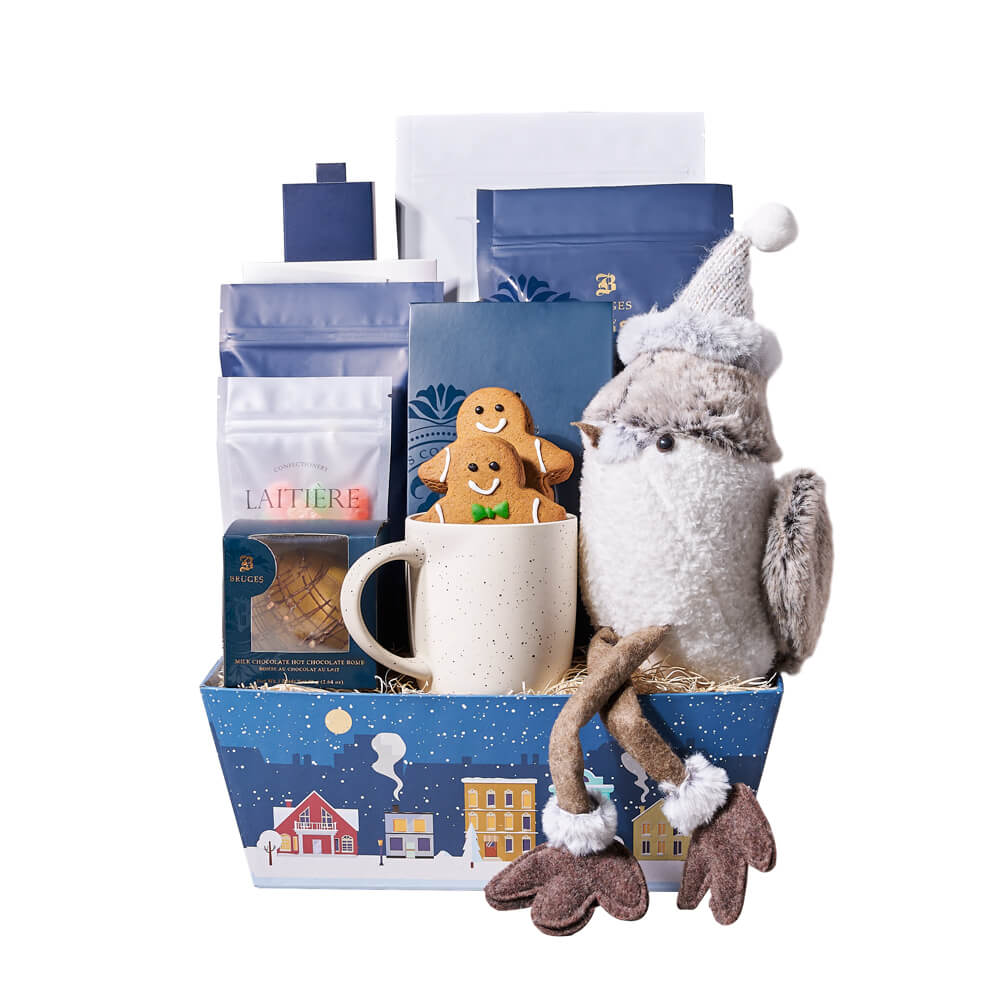 Festive Sparrow & Sweet Treat Gift