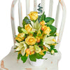 Toronto Same Day Flower Delivery - Toronto Flower Gifts - Gold & Cream mixed floral arrangement.